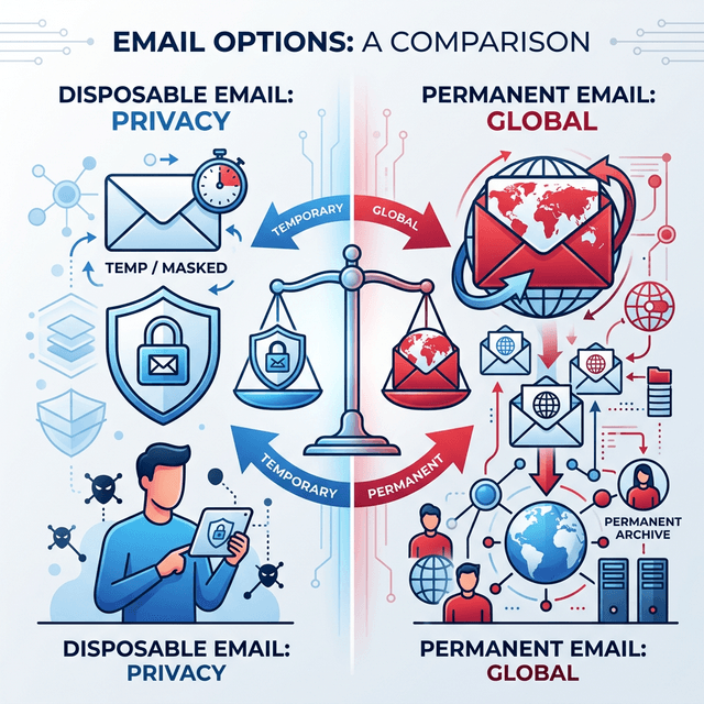 Disposable Email vs Gmail: Which One Should You Use and When?